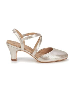 Drew Rog Caliente Comfort Pump Heels - Metallic