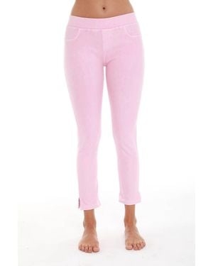 French Kyss Low Rise Capri - Pink