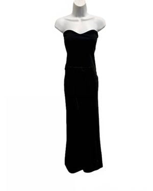 Rivet Utility Expander Strapless Jumpsuit - Black