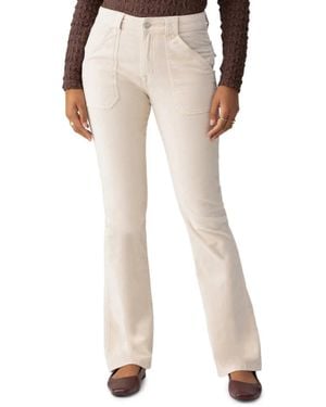 Sanctuary Corduroy Hayden Bootcut Pants - Natural