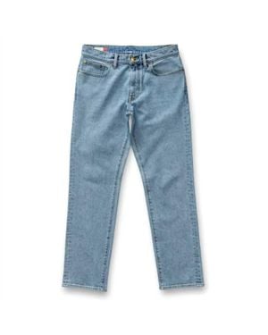 Duck Head Slim Straight Fit Denim Jeans - Blue