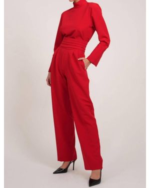 Parentesi Tuxedo Pant - Red
