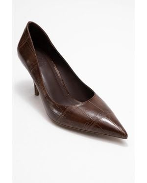 Prologue Shoes Marcus Pointed Toe Pump - Brown