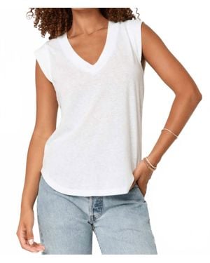 Project Social T Rue V-Neck Tank - White