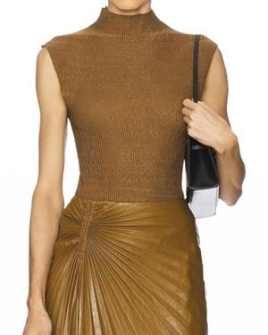 A.L.C. Jada Knit Top - Brown