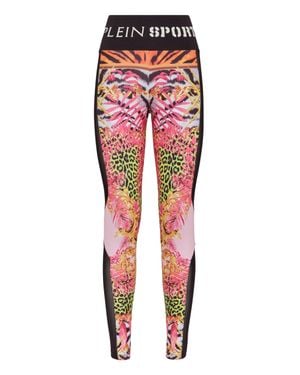 Philipp Plein Leggings - Red