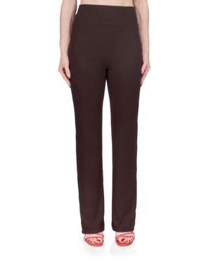 Leset Lauren Straight Leg Pant - Red