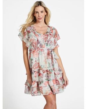Guess Eco Elli Mini Dress - White