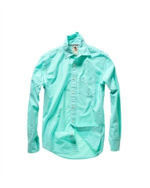 Relwen Yarn-Dyed Poplin Shirt - Blue