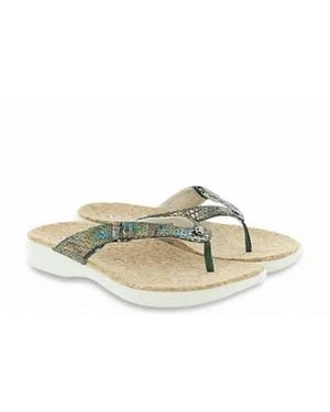 Revere Napoli Casual Sandal - Black