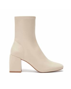 Silent D Carina Heeled Boot - Natural