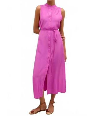 Marie Oliver Kirkley Midi Dress - Pink