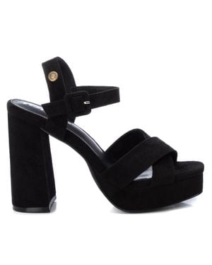 Xti Suede Dressy Sandals By - Black