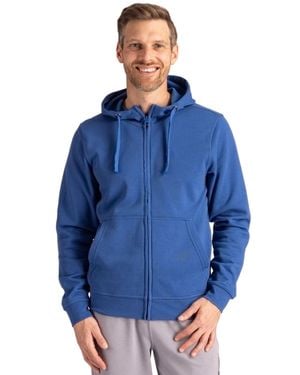 Clique Stockholm Full Zip Hoodie - Blue