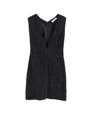 Anine Bing V-Neck Mini Dress - Black