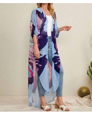 EMERY ROSE Butterfly Robes - Blue