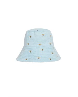 Jocelyn Bali Bumblebee Bucket Hat - Blue