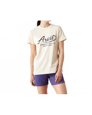 Ariat Rebar Cotton Strong Worldwide T-Shirt - Blue