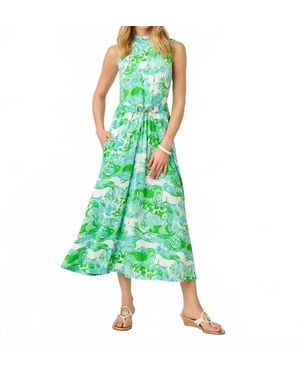 Lilly Pulitzer Colman Midi Dress - Green