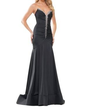 Colors Dress Floor-Length Prom Dress - Black