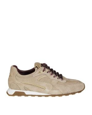 Ash Leopard Print Suede Sneakers - Brown