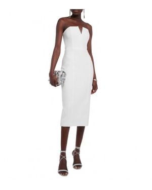 Veronica Beard Nabi Strapless Body Skimming Dress - White