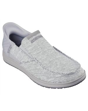Skechers Melson Medford Slip-In Shoes - Gray