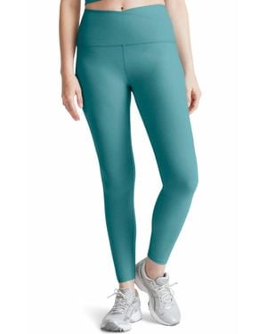 Beyond Yoga At Your Leisure High Waisted Midi Leggings - Green