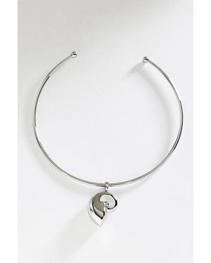 Heaven Mayhem Husk Charm Necklace - White