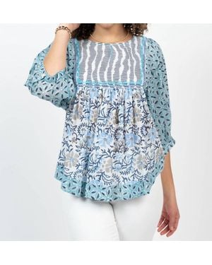 Ivy Jane Relaxing Top - Blue