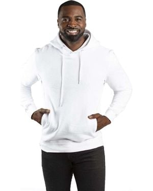 Threadfast Apparel Ultimate Fleece Pullover Hooded Sweatshirt - White