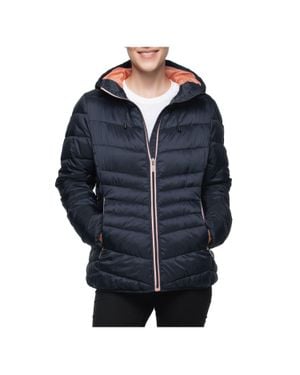 Rokka&Rolla Light Puffer Jacket Coat - Blue
