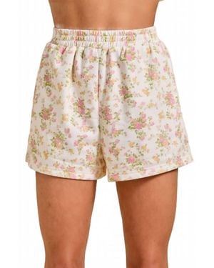 Main Strip Bloom Shorts - Natural
