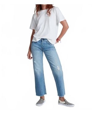 ASKK NY The Low Rise Straight Jeans - Blue