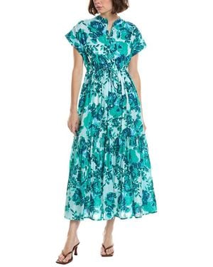 Ro's Garden Ros Garden Mumi Midi Dress - Blue