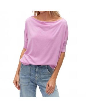 Six Fifty Short Sleeve Anywhere Top - Purple