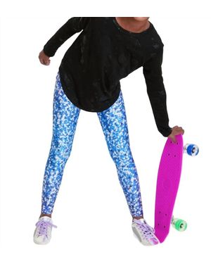 Terez Star Print Leggings - Black
