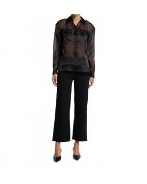 7 For All Mankind Cropped Alexa Jeans - Black