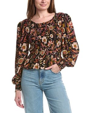 Saltwater Luxe Printed Blouse - Blue