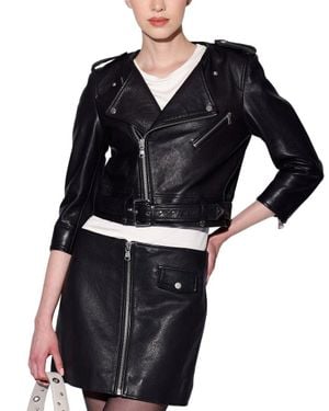 Walter Baker Jamison Leather Jacket - Black