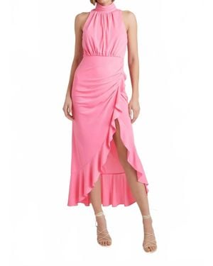 Cinq À Sept Antonia Ruffle Dress - Pink