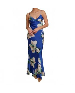 emory park Magnolia Slip Dress - Blue