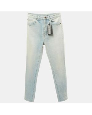 Saint Laurent Saint Laurent Light Faded Denim Skinny Jeans M Waist 27" - Blue
