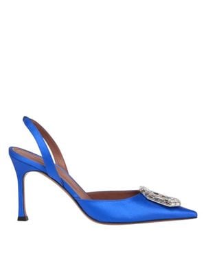 AMINA MUADDI Camelia 90 Slingback Pumps - Blue