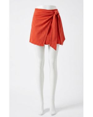 Z Supply Sora Mini Skirt - Red