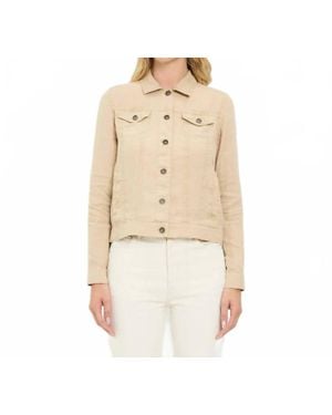 Michael Stars Jean Linen Jacket - Natural