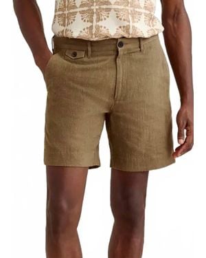 Billy Reid Slub Cotton Moore Short - Natural