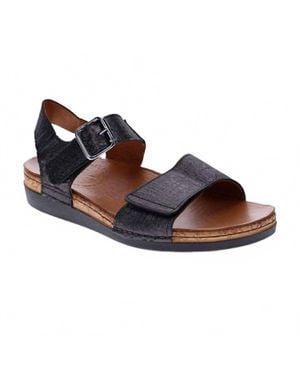 Revere Georgia Back Strap Sandal - Brown
