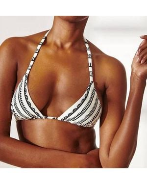 lemlem Malia Triangle Top - Brown