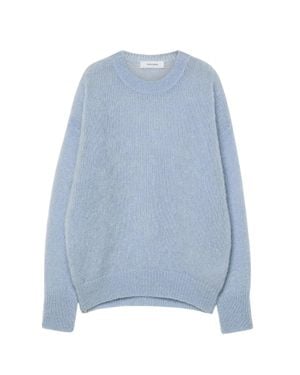 Pomandère Superkid Mohair Blend Sweater - Blue